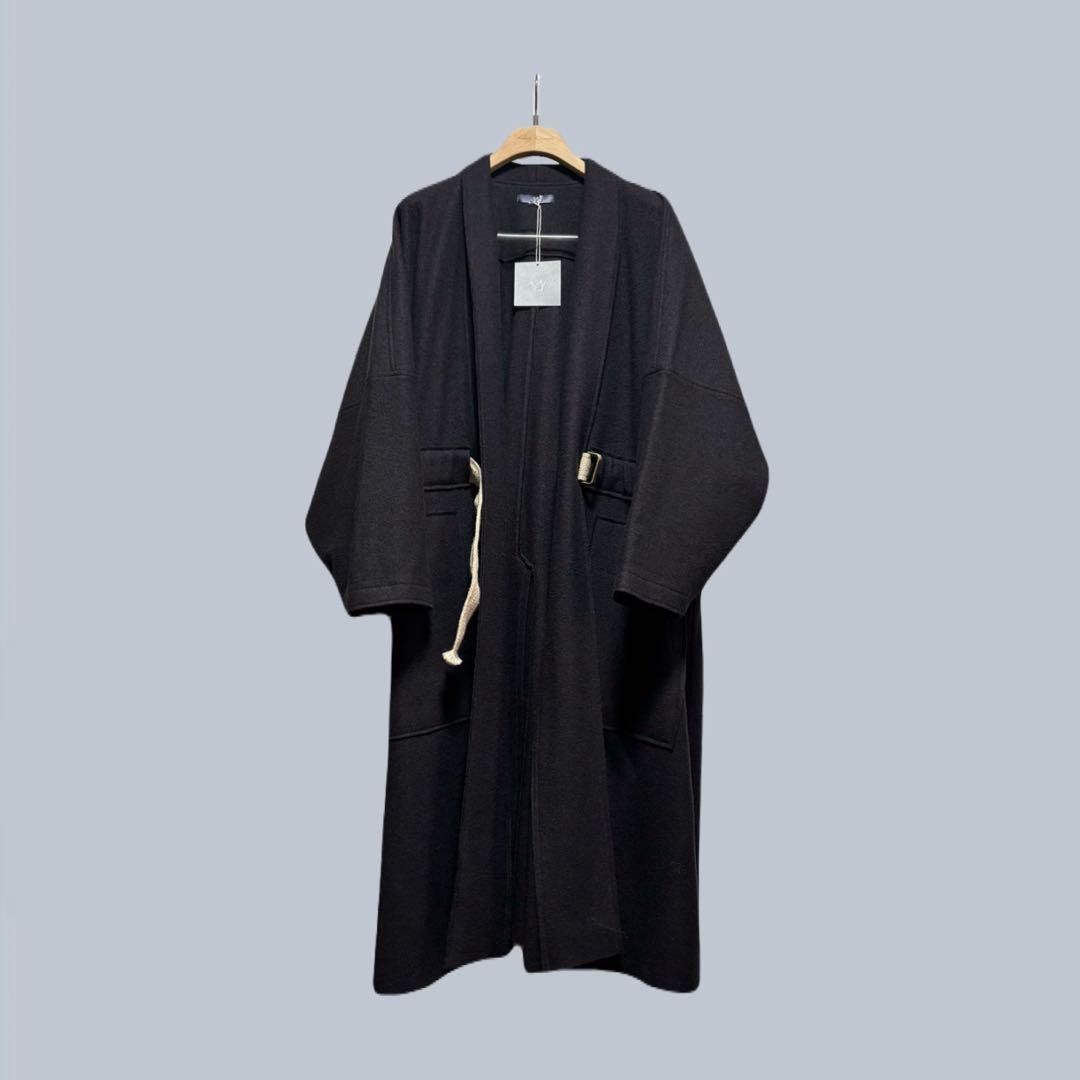 24AW 【ohta】 dark brown long coat