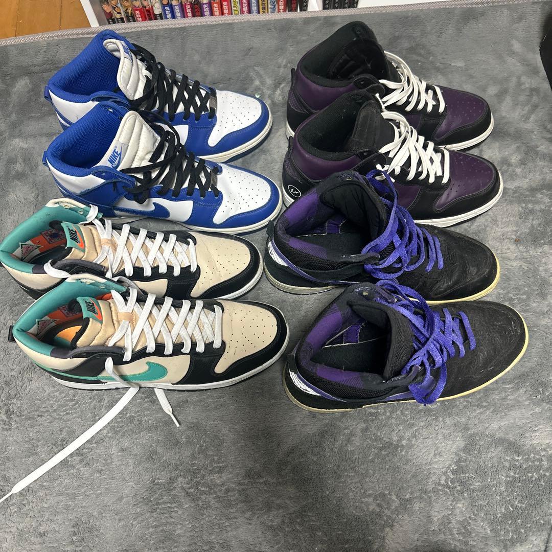 Nike Dunk High スニーカー 4足セット
