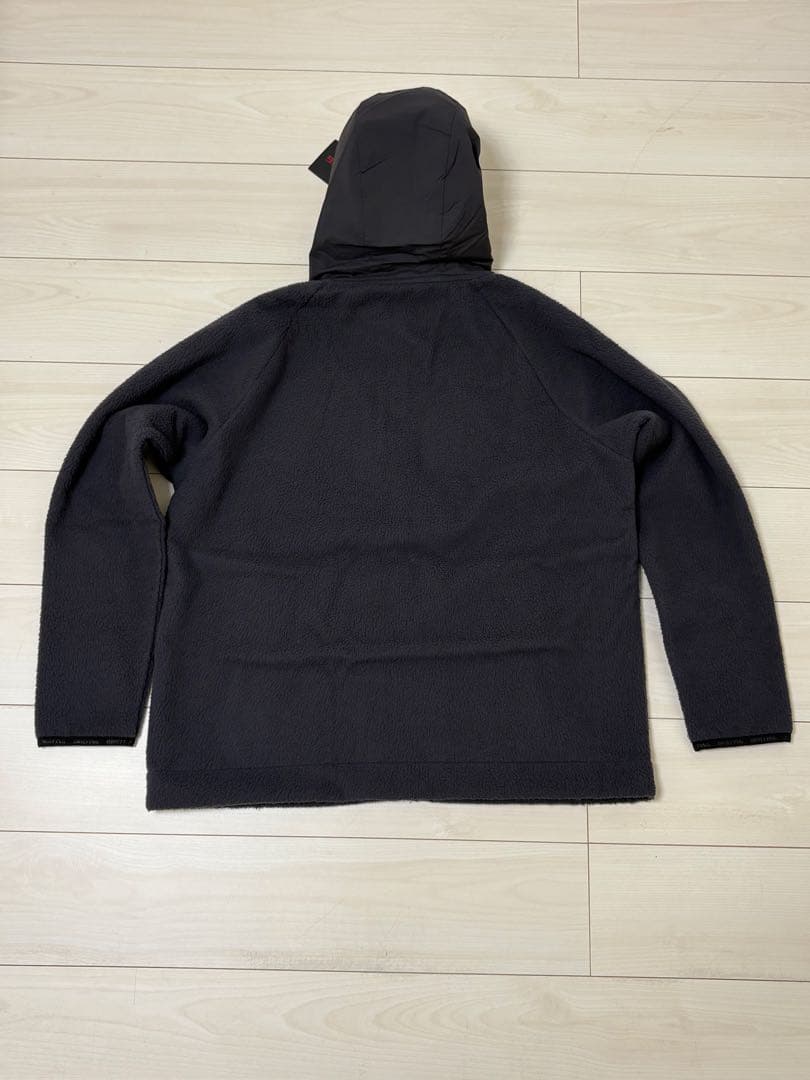 未使用)ブリーフィング ゴルフ メンズ フリースパーカー サイズL グレー