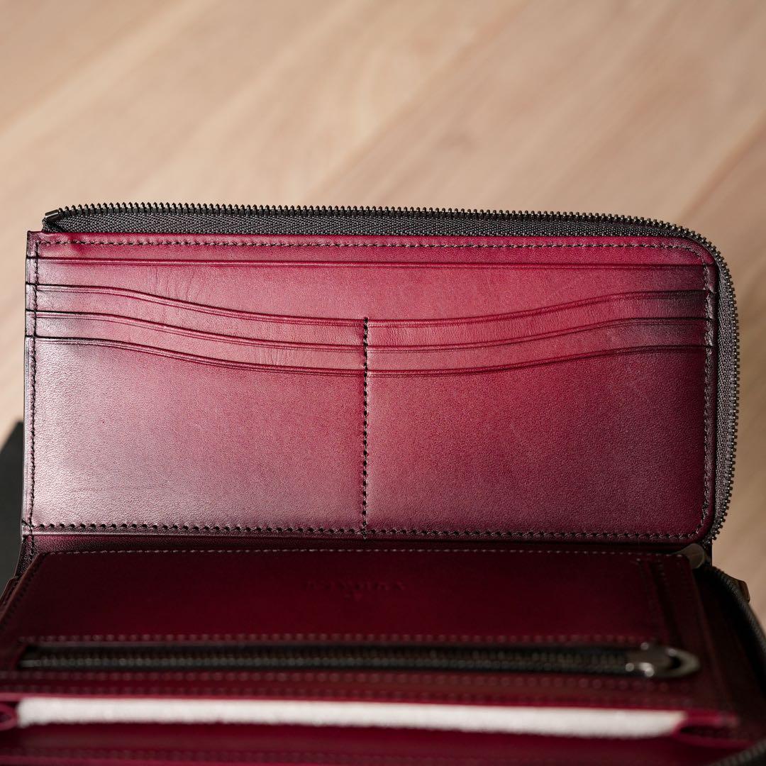 新品。YUHAKU ベラトゥーラ L字ファスナー財布