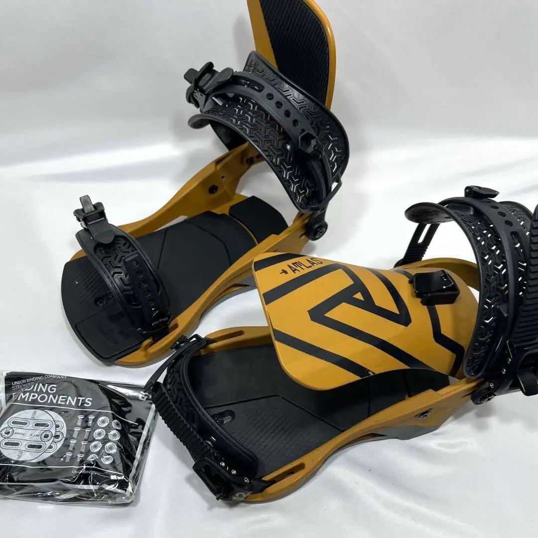美品　UNION ATLAS ビンディング サンド　スノボ