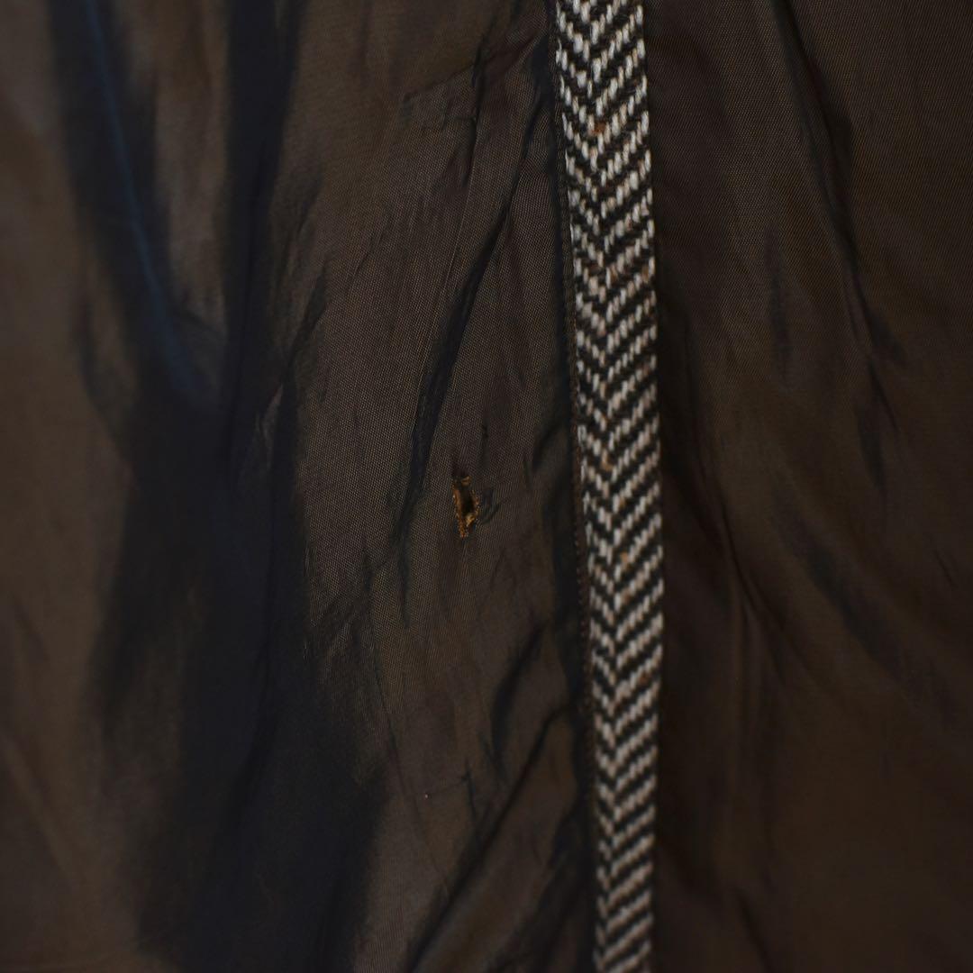 Burberrys ヘリンボーン ステンカラーコート 一枚袖