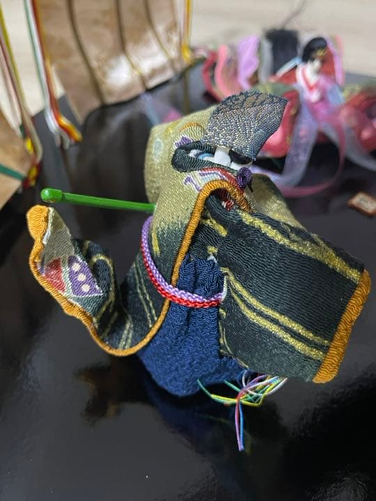 希少品　龍虎作　雛人形　かるた