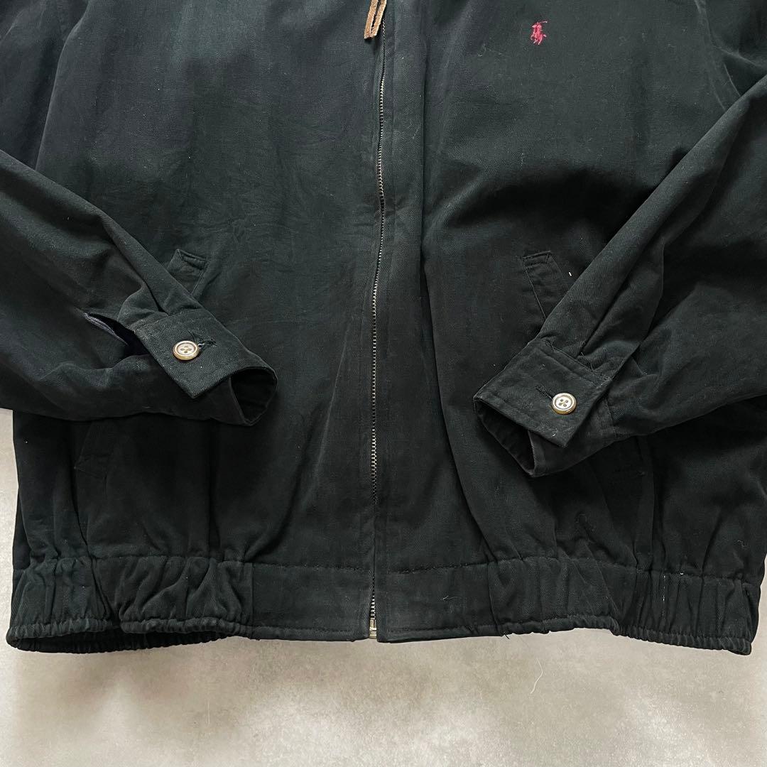 希少 90s ポロラルフローレン スイングトップ モールスキン コーデュロイ 黒