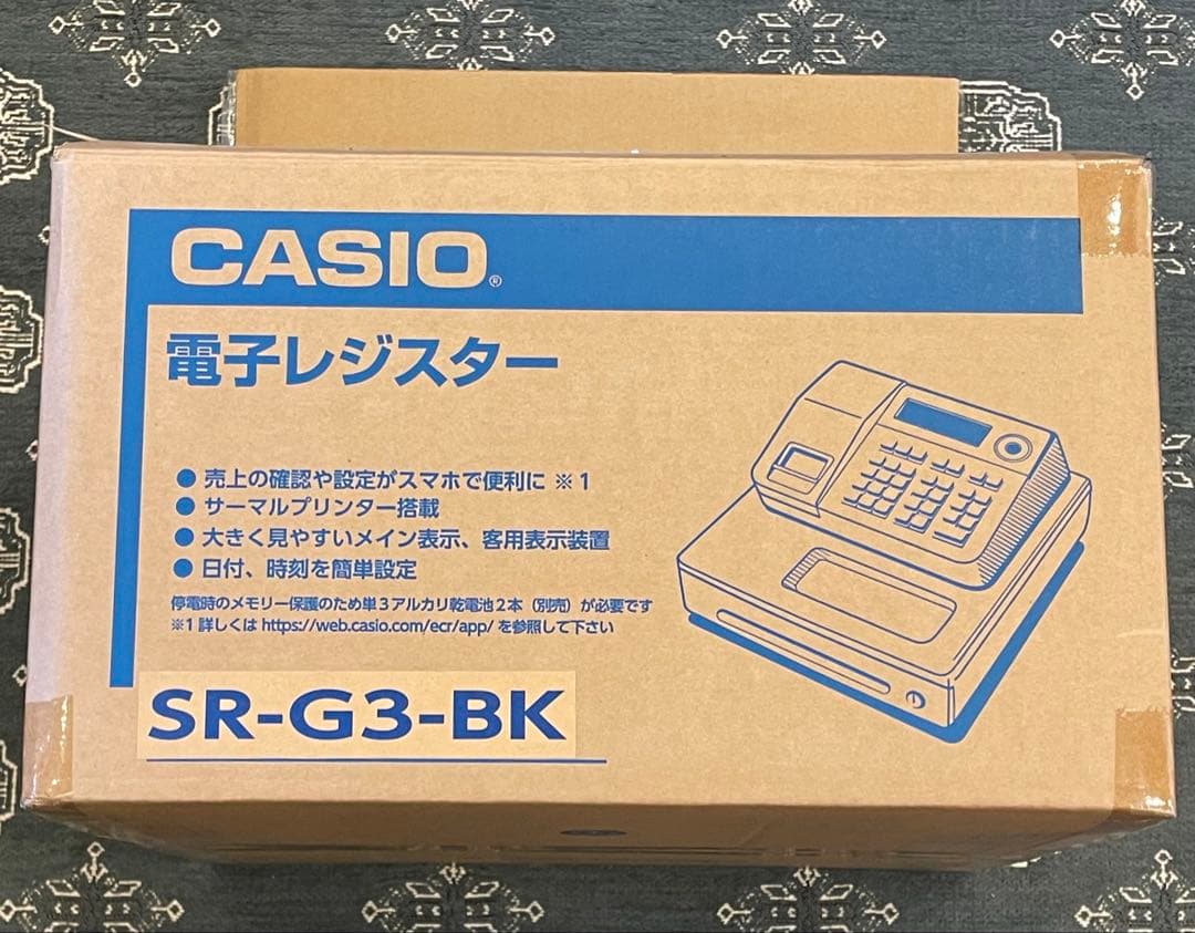 CASIO SR-G3 レジスター ブラック
