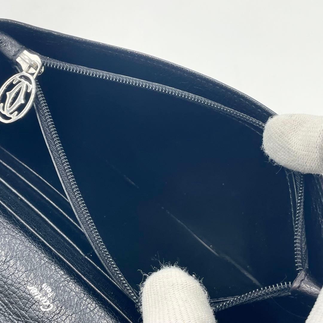 Cartierカルティエ 長財布 マストライン マルチェロ ブラック 折り財布