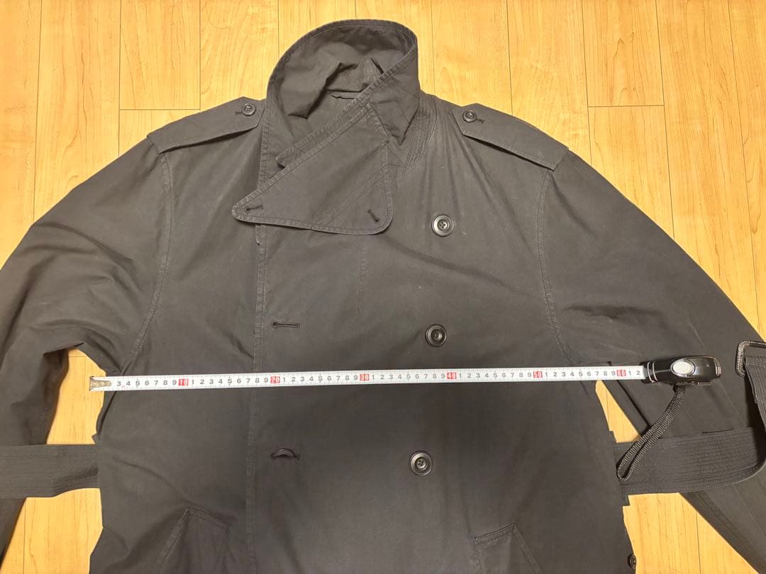 LEMAIR ルメール　トレンチコート ブラック　S