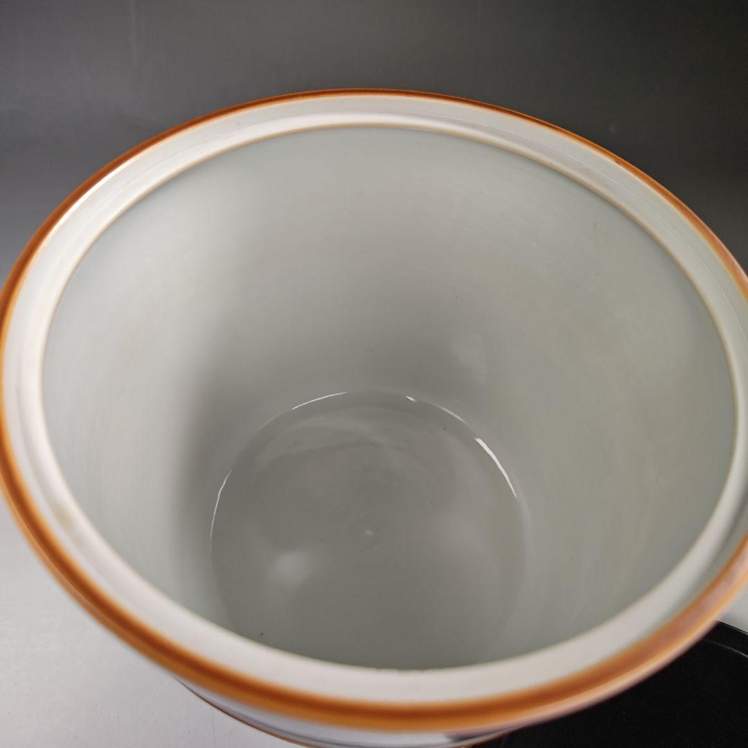 イ441 水指『清閑寺窯　杉田祥平造』『祥瑞山水同紐花鳥窓枠画水指　共箱』茶道具