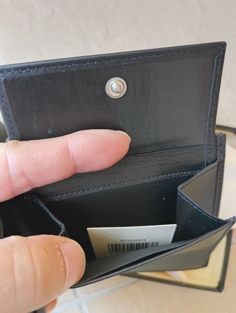 ダンヒル　 DUNHILL 二つ折り財布 ブラック
