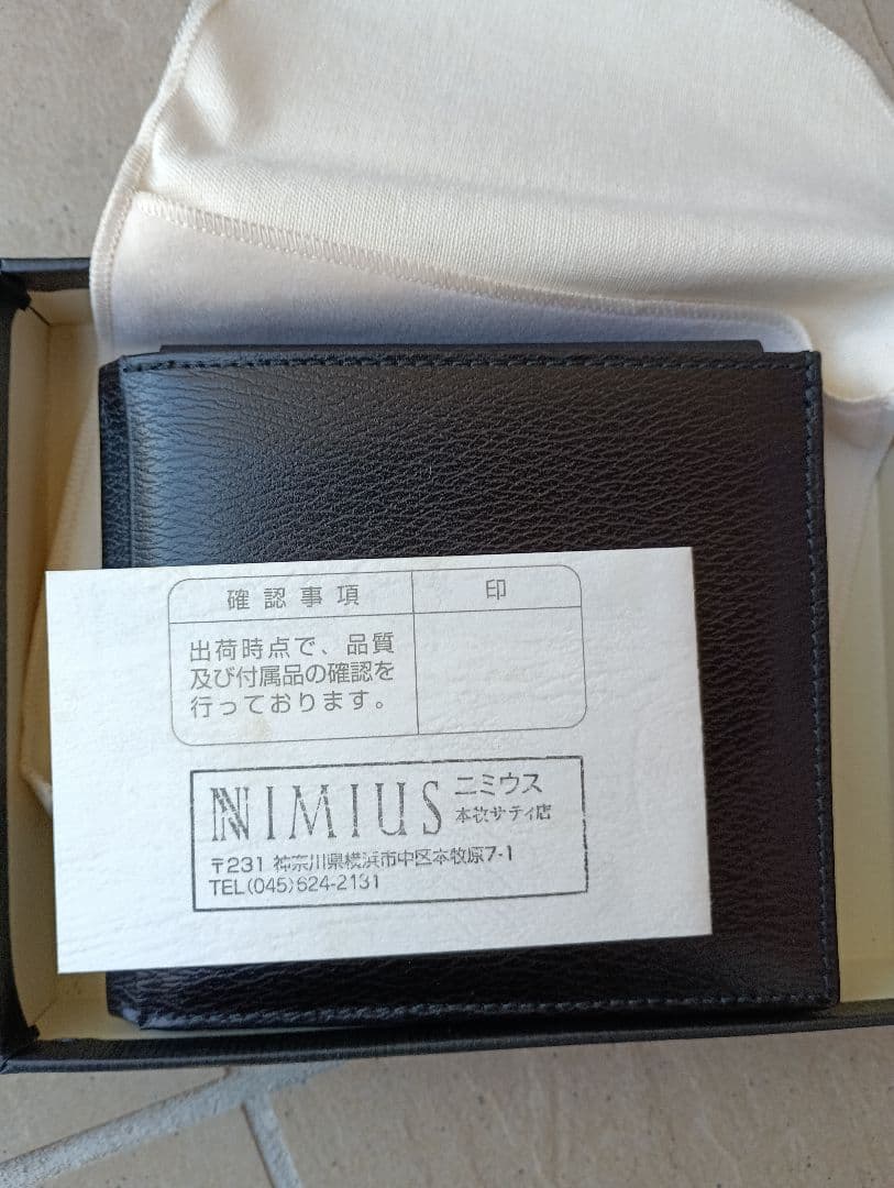 ダンヒル　 DUNHILL 二つ折り財布 ブラック