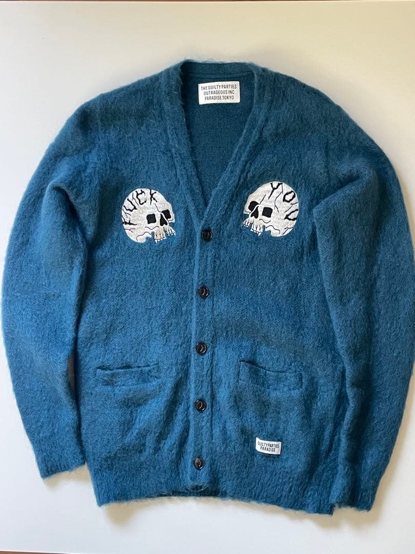 WACKOMARIA ワコマリア　モヘア　カーディガン　ニット