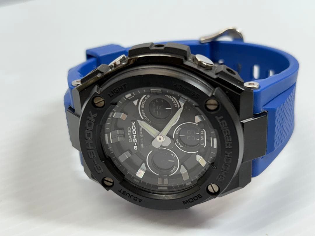 箱・替えバンド付❗️CASIO・G-SHOCK・GST-W300G・電波ソーラー