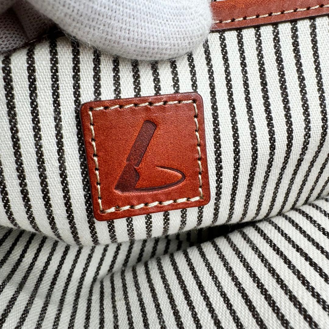 土屋鞄　メッセンジャーバッグ　ショルダーバッグ　レザー×キャンバス