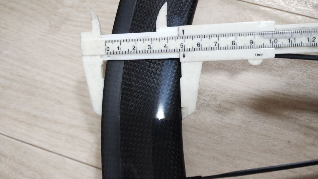 新品未使用　カーボン　チューブラー　ホイール前後リムブレーキ