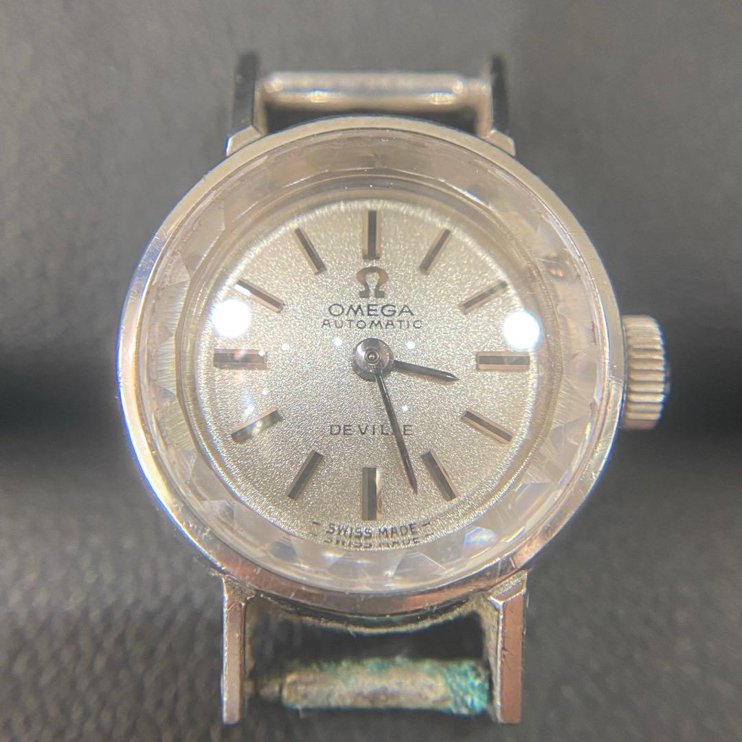 【OMEGA DE VILLE】オメガ デビル　時計　カットガラス
