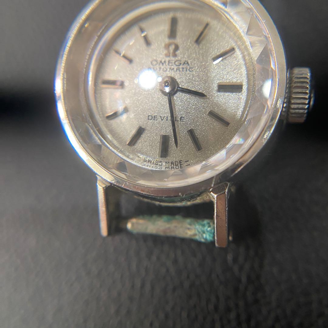 【OMEGA DE VILLE】オメガ デビル　時計　カットガラス