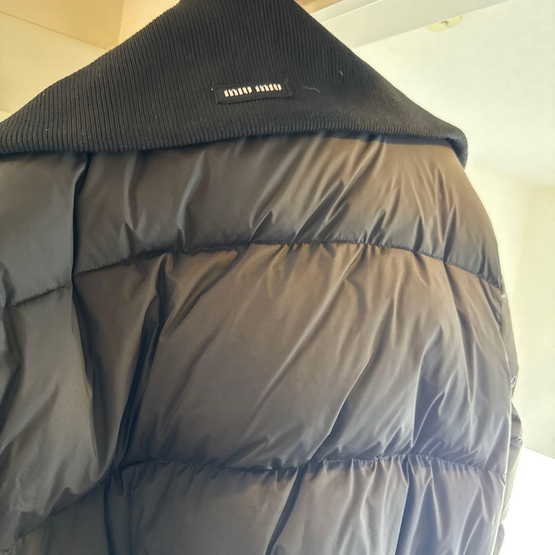 Q Chan　　　miu miu ブラック ダウンジャケット ショート丈