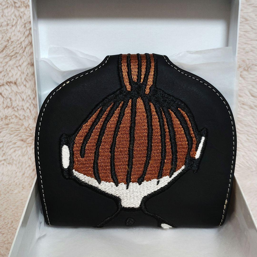 MOOMIN キタムラ コラボ リトルミイの二折り財布 ブラック