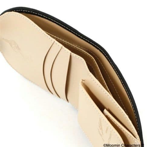MOOMIN キタムラ コラボ リトルミイの二折り財布 ブラック