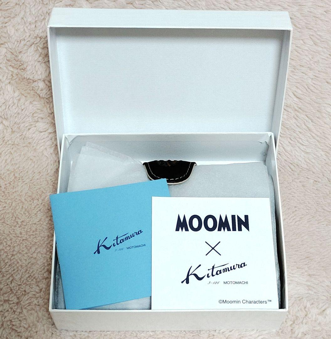 MOOMIN キタムラ コラボ リトルミイの二折り財布 ブラック