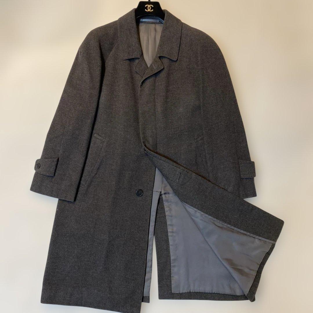 Loro Pianaロロピアーナ　ダークグレーカシミヤチェスターフィールドコート