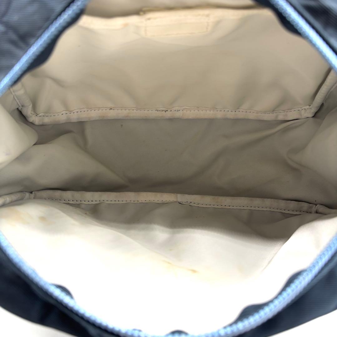 美品 ポーター ヨシダカバン ライド ボディバッグ ロゴ 斜め掛け ネイビー