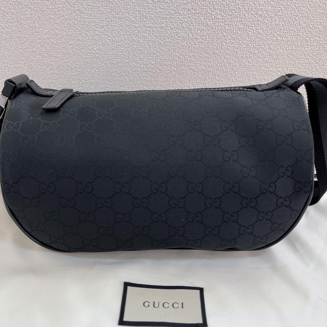 【美品】GUCCI グッチ　GGナイロン　ショルダーバッグ　ウエストバッグ