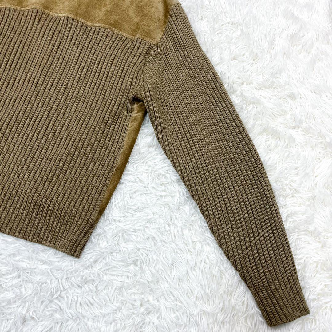 超希少 美品 アディダス レザー ニット 切替 ジャケット メタルロゴ 00s