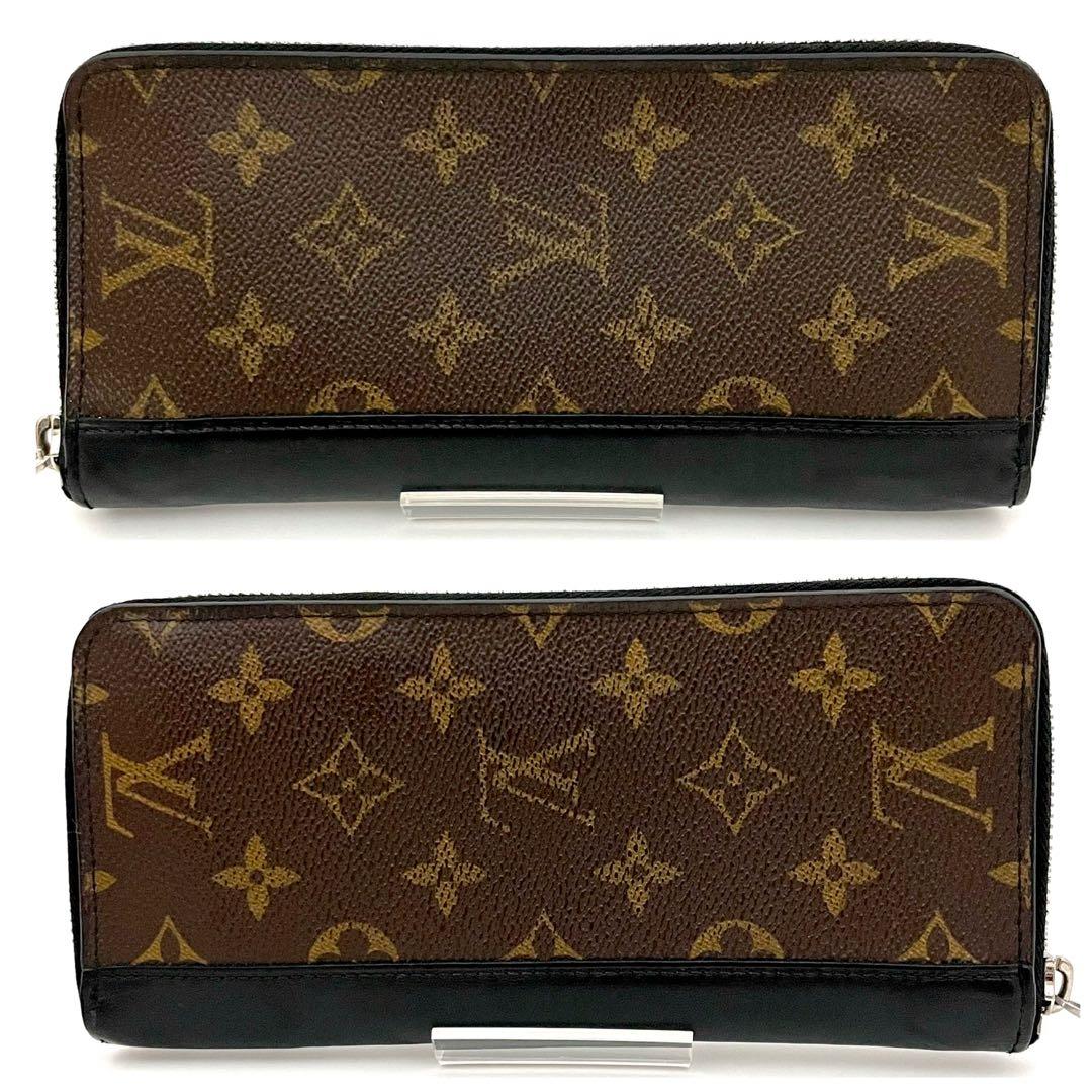 ルイヴィトン ジッピーウォレット ヴェルティカル 長財布 モノグラムマカサー