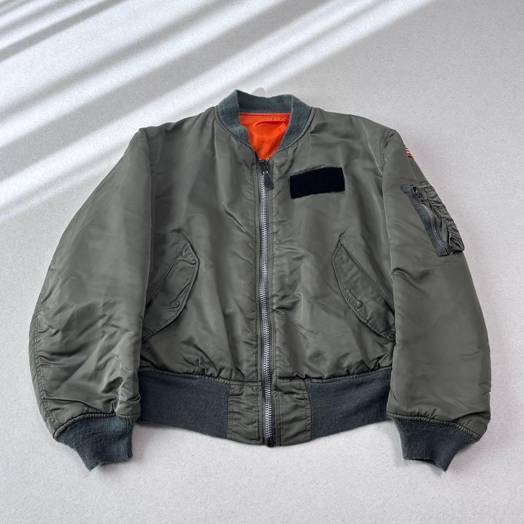 USA製 ALPHA INDUSTRIES ma-1 M 90s 短丈