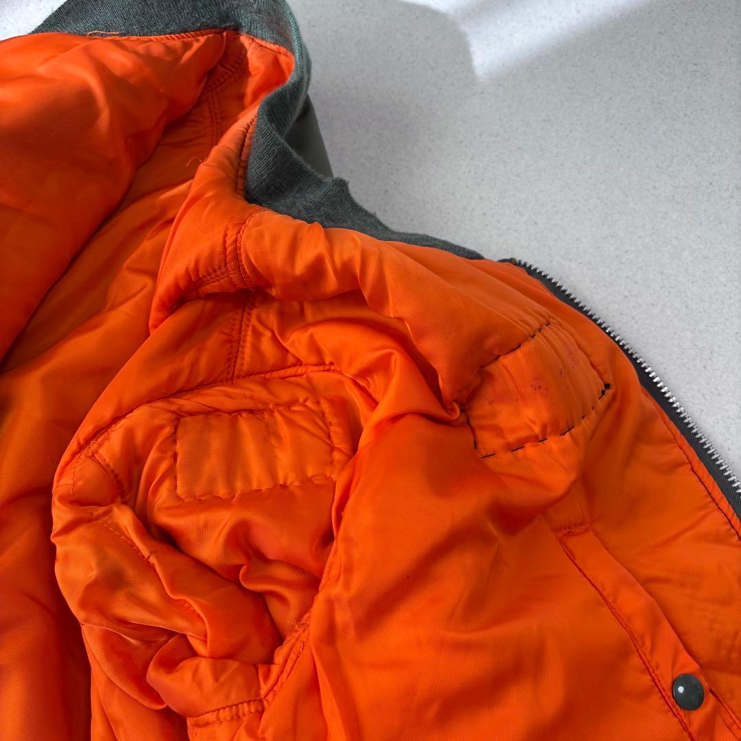 USA製 ALPHA INDUSTRIES ma-1 M 90s 短丈