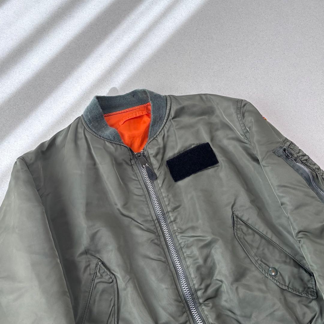USA製 ALPHA INDUSTRIES ma-1 M 90s 短丈