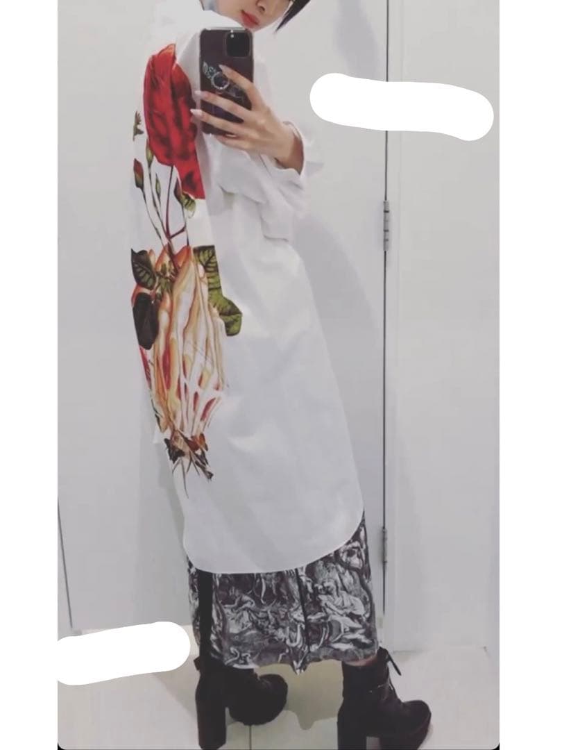 コムデギャルソン　オムプリュス　22SS ロングシャツ