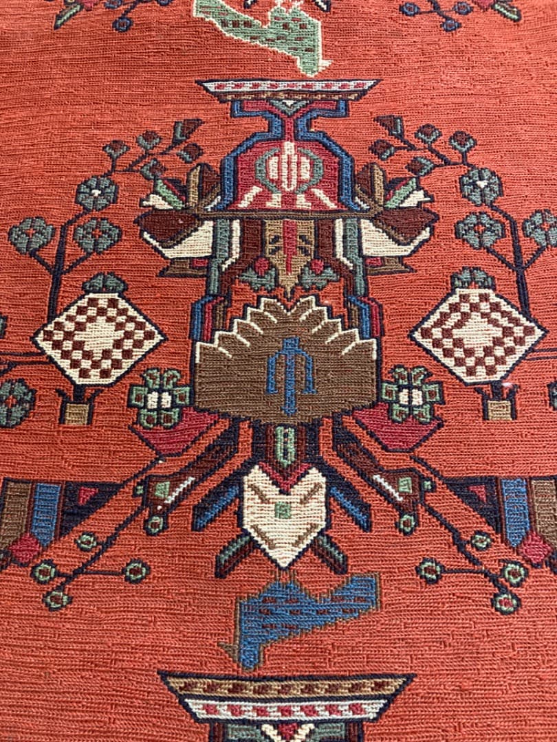 【在庫一掃セール】シールジャン キリム ウール 284cm×73cm