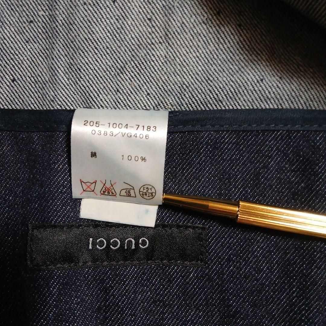 ✨GUCCI✨グッチ✨デニムスカート✨紐付き✨ハイウエスト✨スタイル自慢❤38