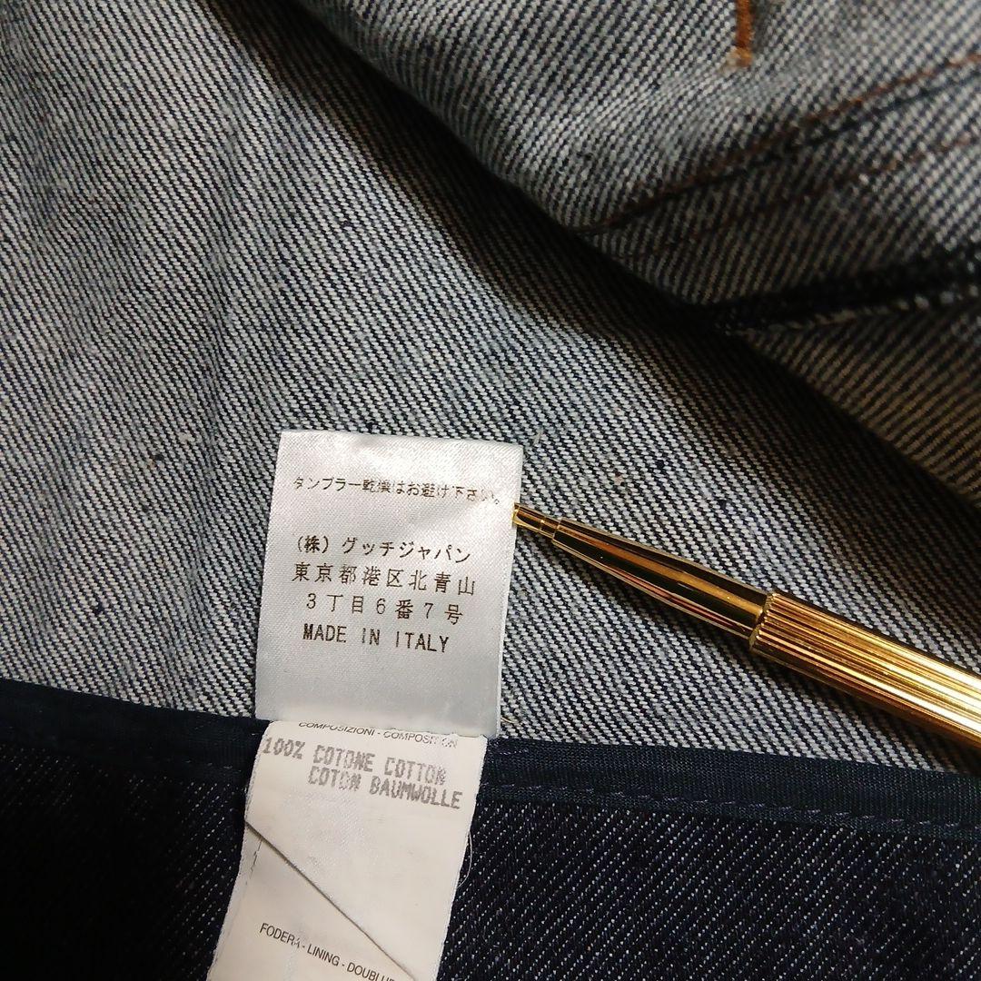 ✨GUCCI✨グッチ✨デニムスカート✨紐付き✨ハイウエスト✨スタイル自慢❤38