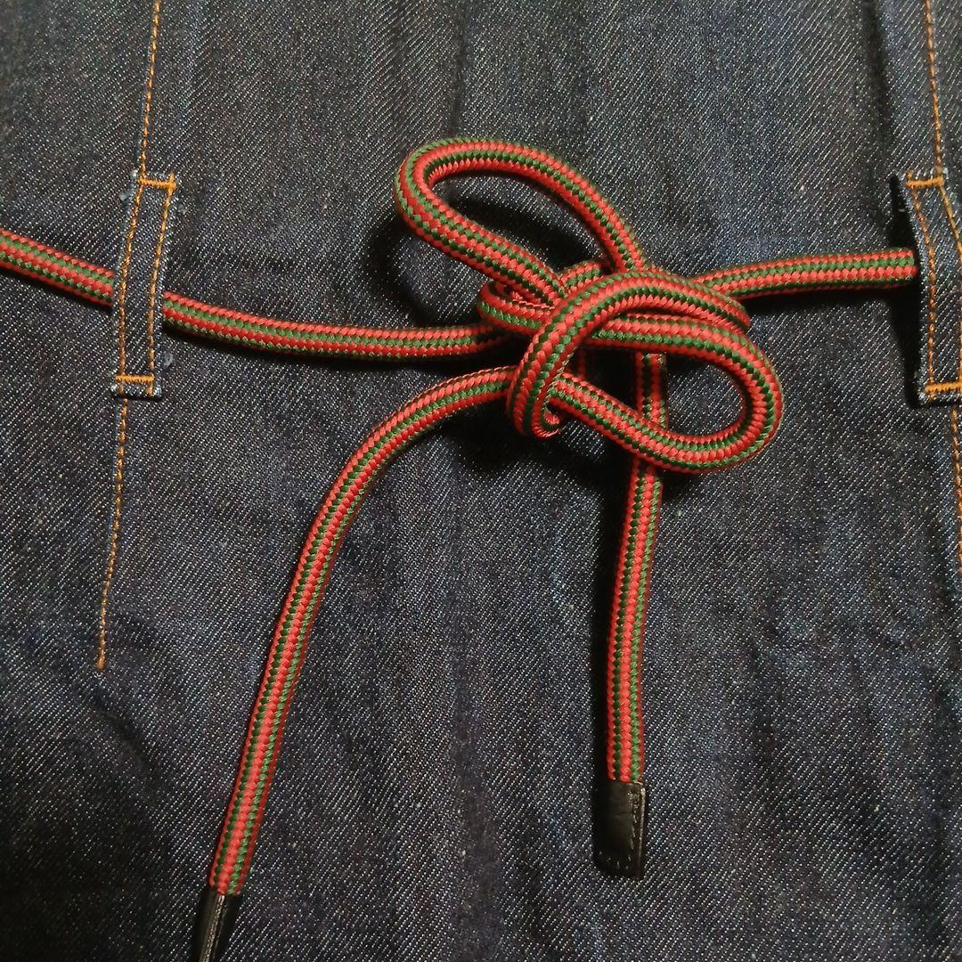 ✨GUCCI✨グッチ✨デニムスカート✨紐付き✨ハイウエスト✨スタイル自慢❤38