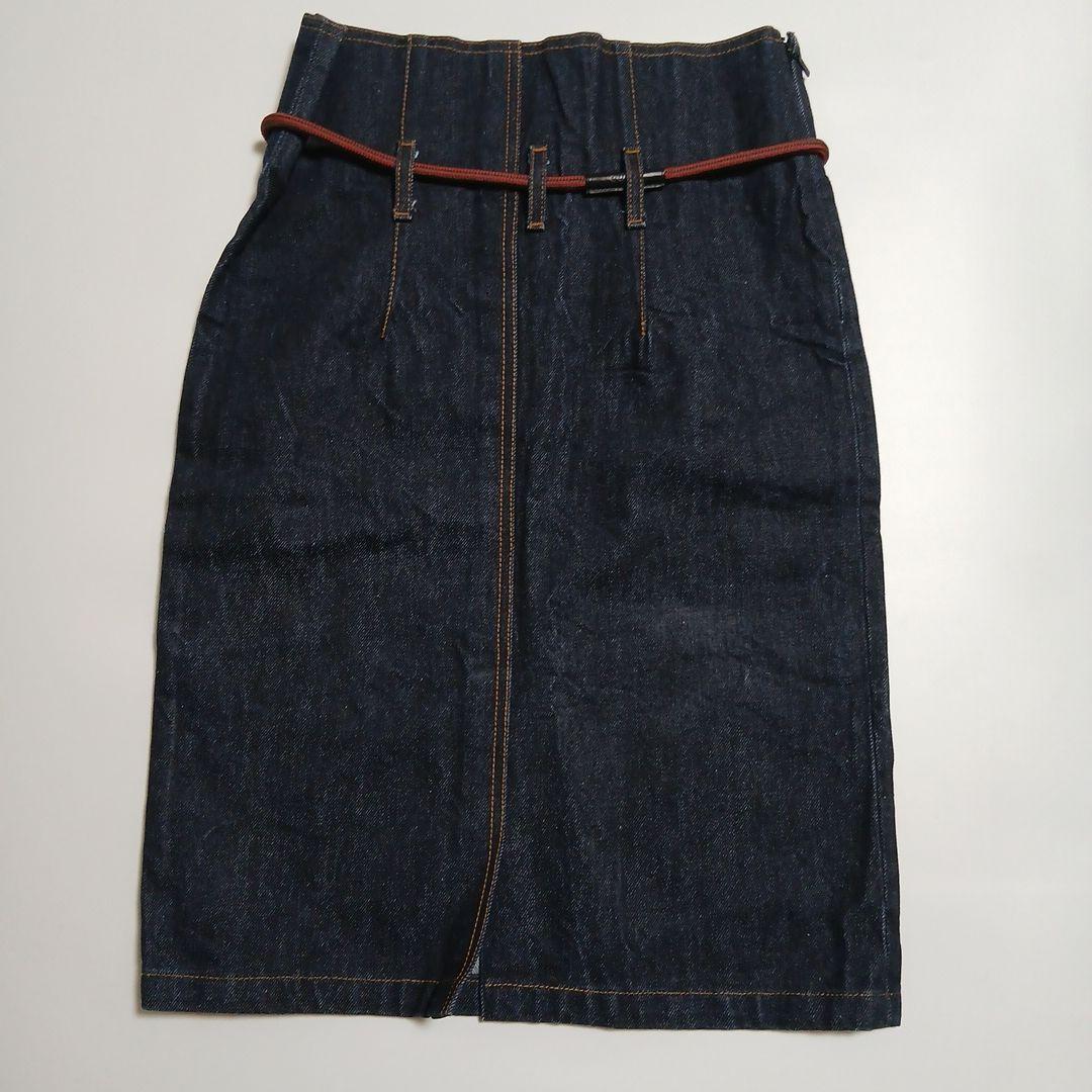 ✨GUCCI✨グッチ✨デニムスカート✨紐付き✨ハイウエスト✨スタイル自慢❤38