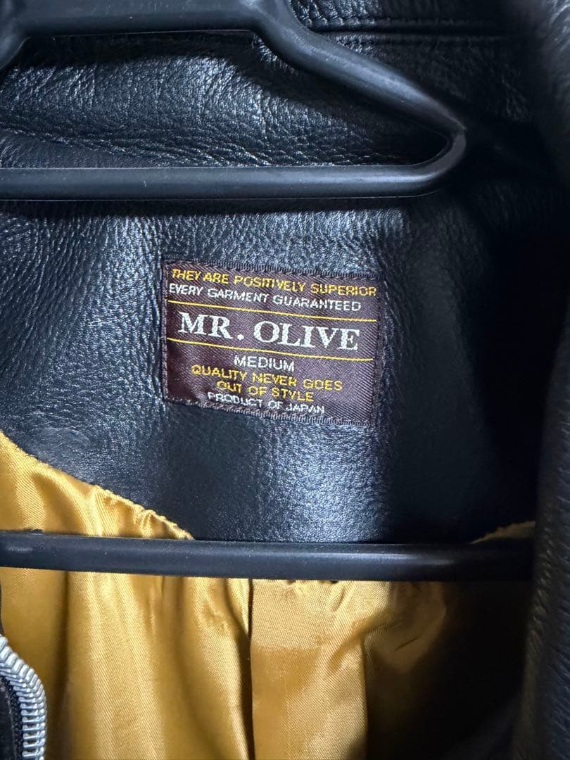 MR. OLIVE レザージャケット M
