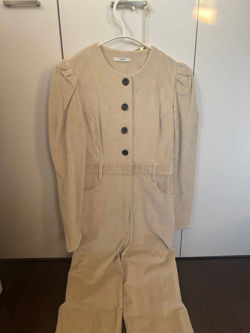 サロペット・オーバーオール・オールインワン clane CORDUROY JUMPSUIT