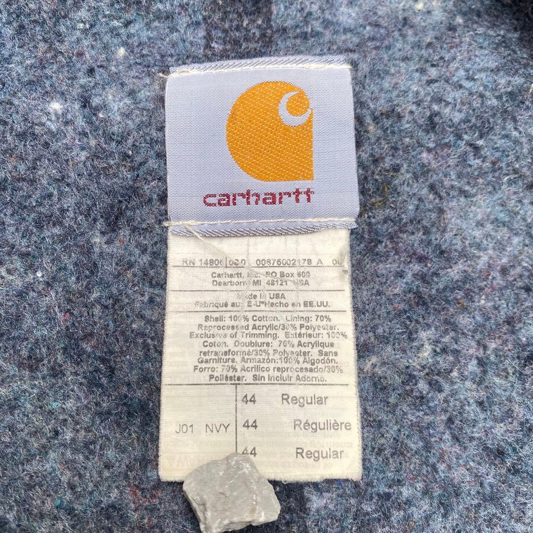 激レア(ブルー)Carhartt カーハートデトロイトジャケット90s USA製