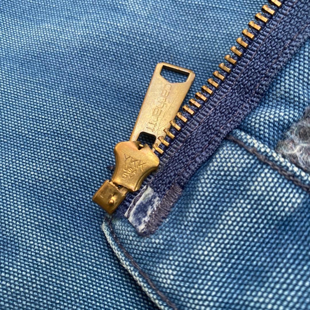 激レア(ブルー)Carhartt カーハートデトロイトジャケット90s USA製