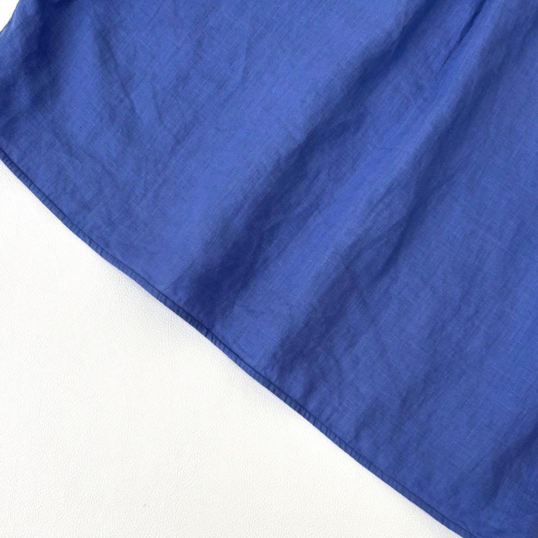 スピック&スパン TICCA 別注 リネン半袖エンブロイダイリーシャツ 24SS