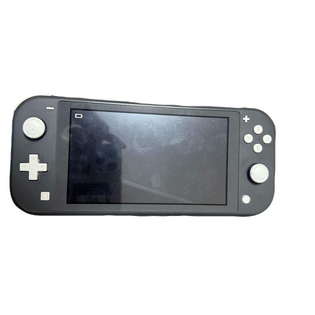 Nintendo Switch Lite グレー 本体 通電確認済み 動作未確認