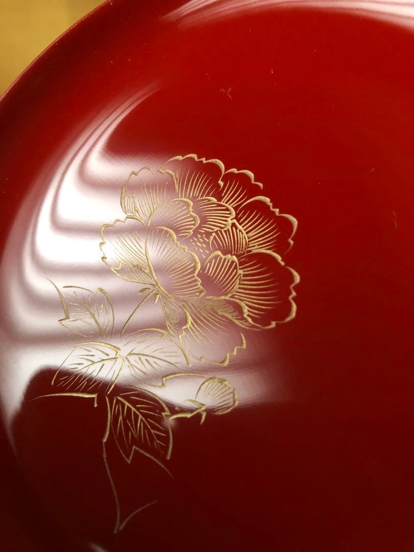 沈金　盃　五カ月　喜平作