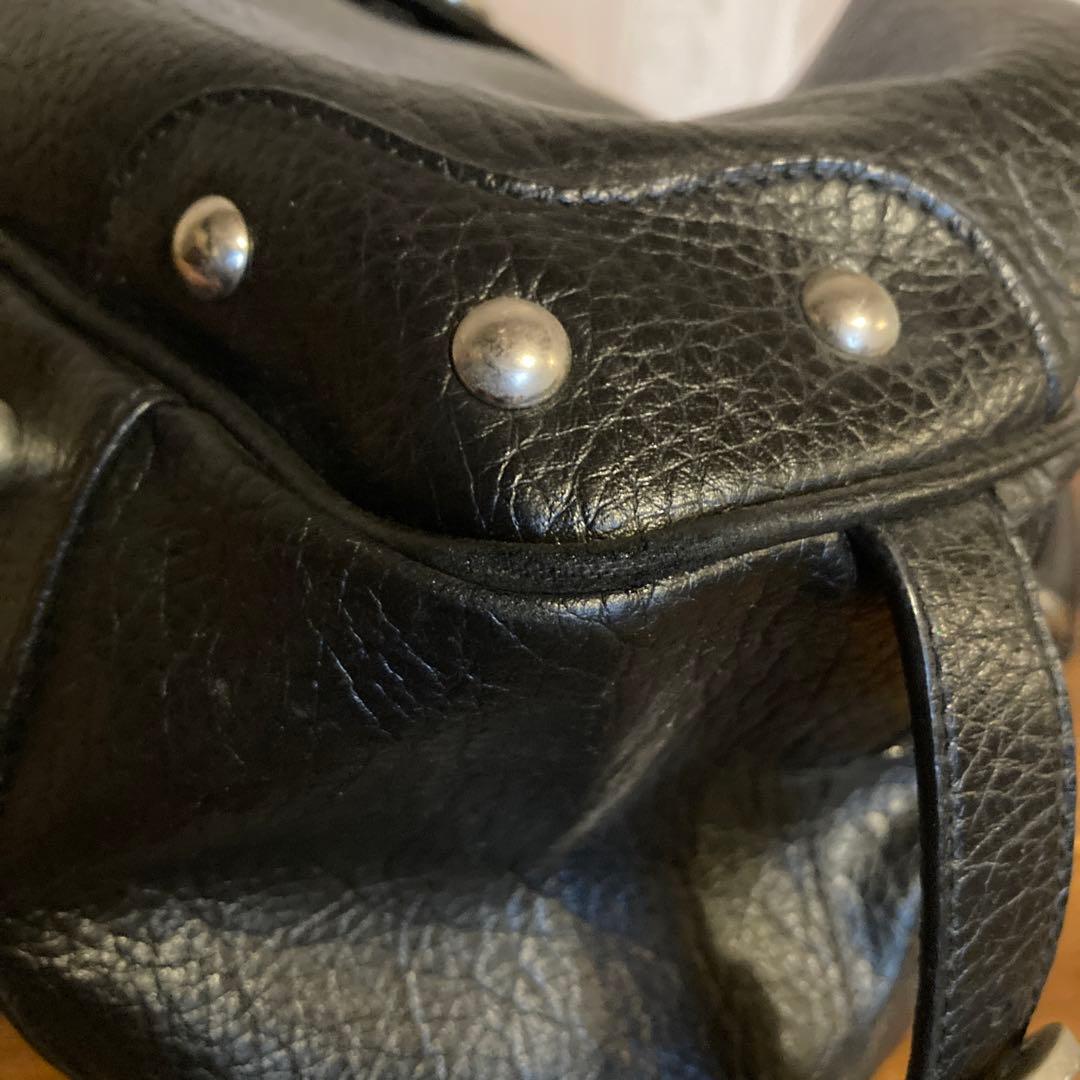 【希少】MARY QUANT 本革　肩掛け可　マリークワント　トートバッグ