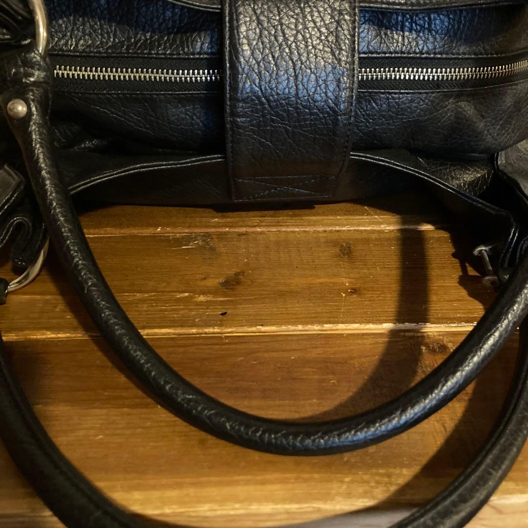 【希少】MARY QUANT 本革　肩掛け可　マリークワント　トートバッグ