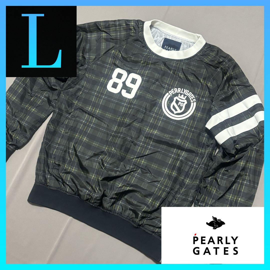 パーリーゲイツPEARLY GATES チェック柄総柄プルオーバースニード 5