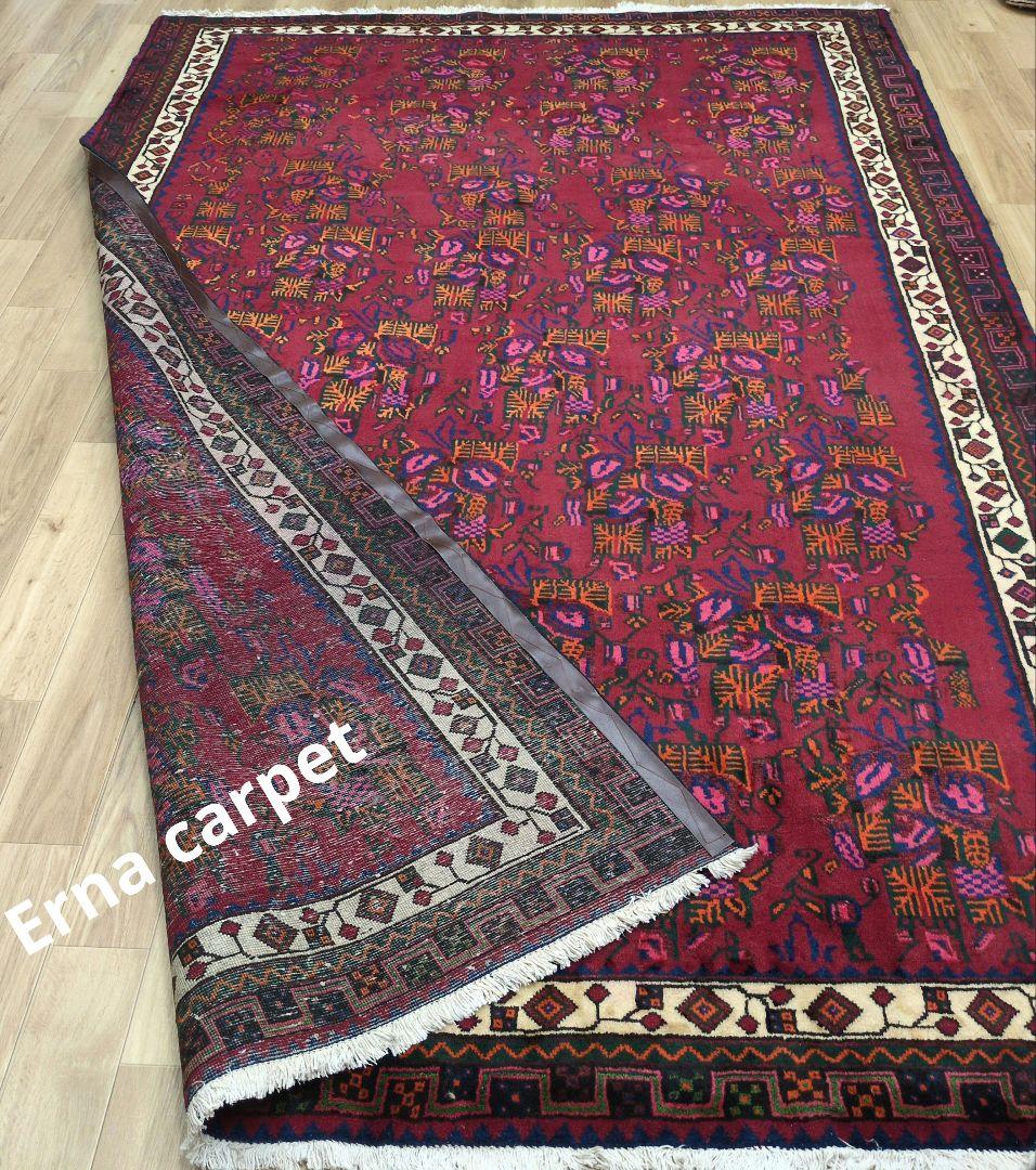 ペルシャ絨毯　シ－ラーズ産 335x210 クリーニング済 shiraz