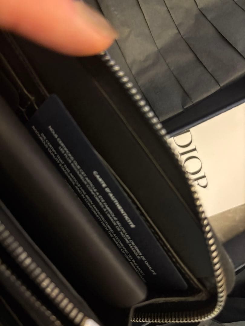 最終値下げDior メンズ長財布